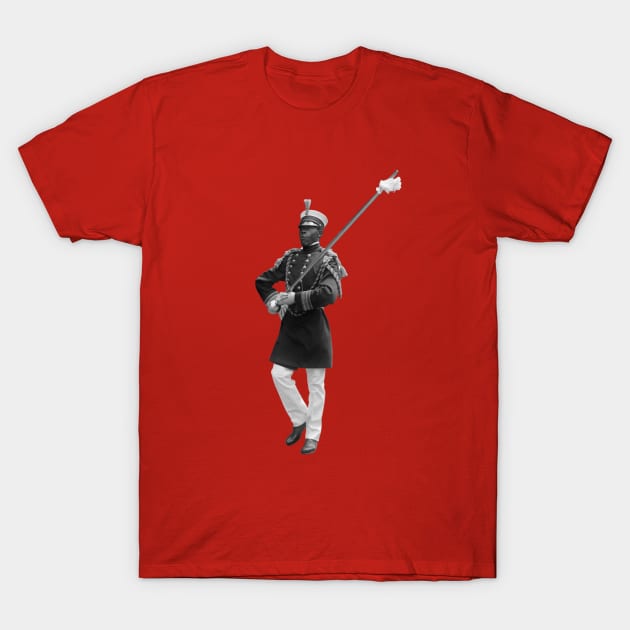 Drum Major Marching In Preparedness Parade T-Shirt by warishellstore